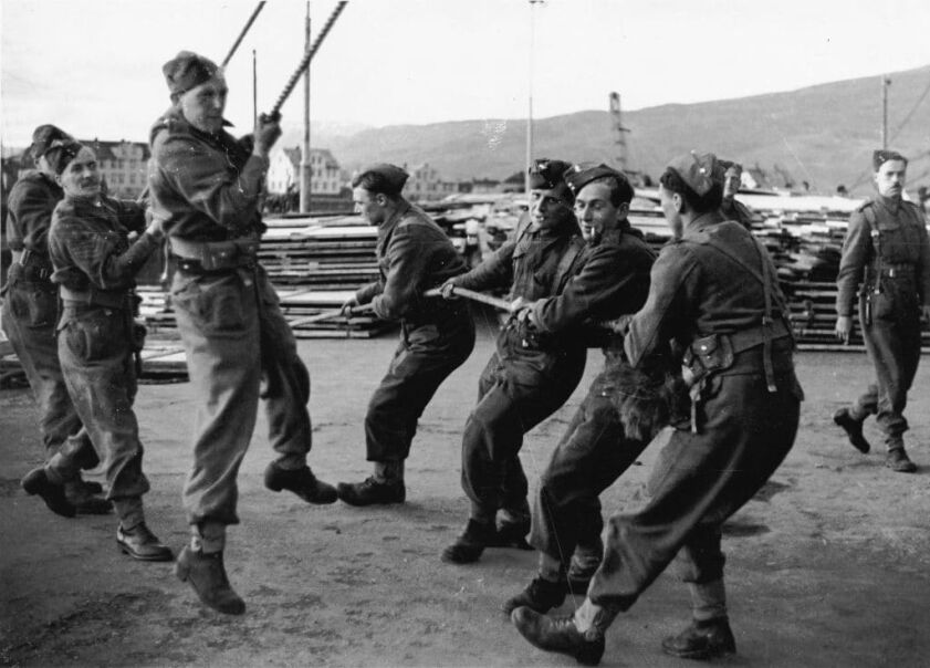 World War II soldiers in Iceland