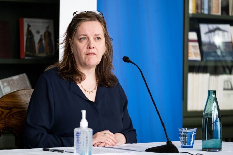 Svandís Elected Left-Green Movement Leader Minister of Health Svandís Svavarsdóttir