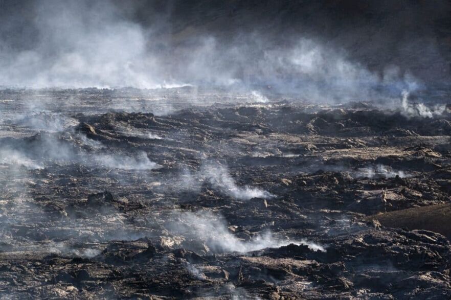 Meradalir Eruption Likely Over Meradalir eruption, August 2022
