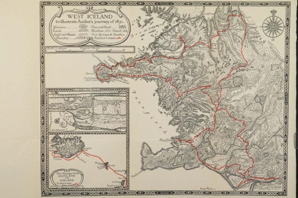 william morris iceland map
