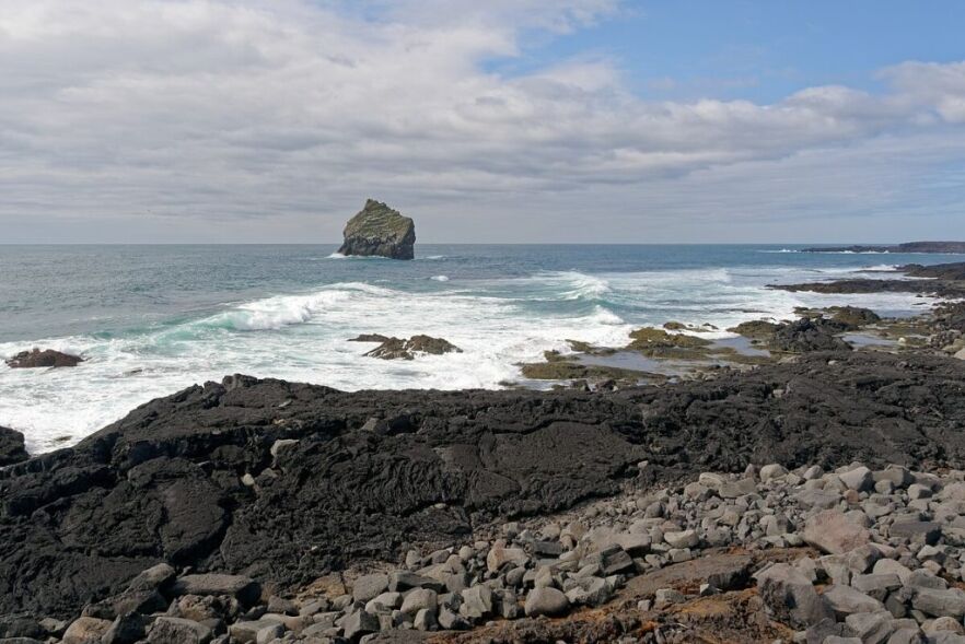 Reykjanestá cape in Iceland
